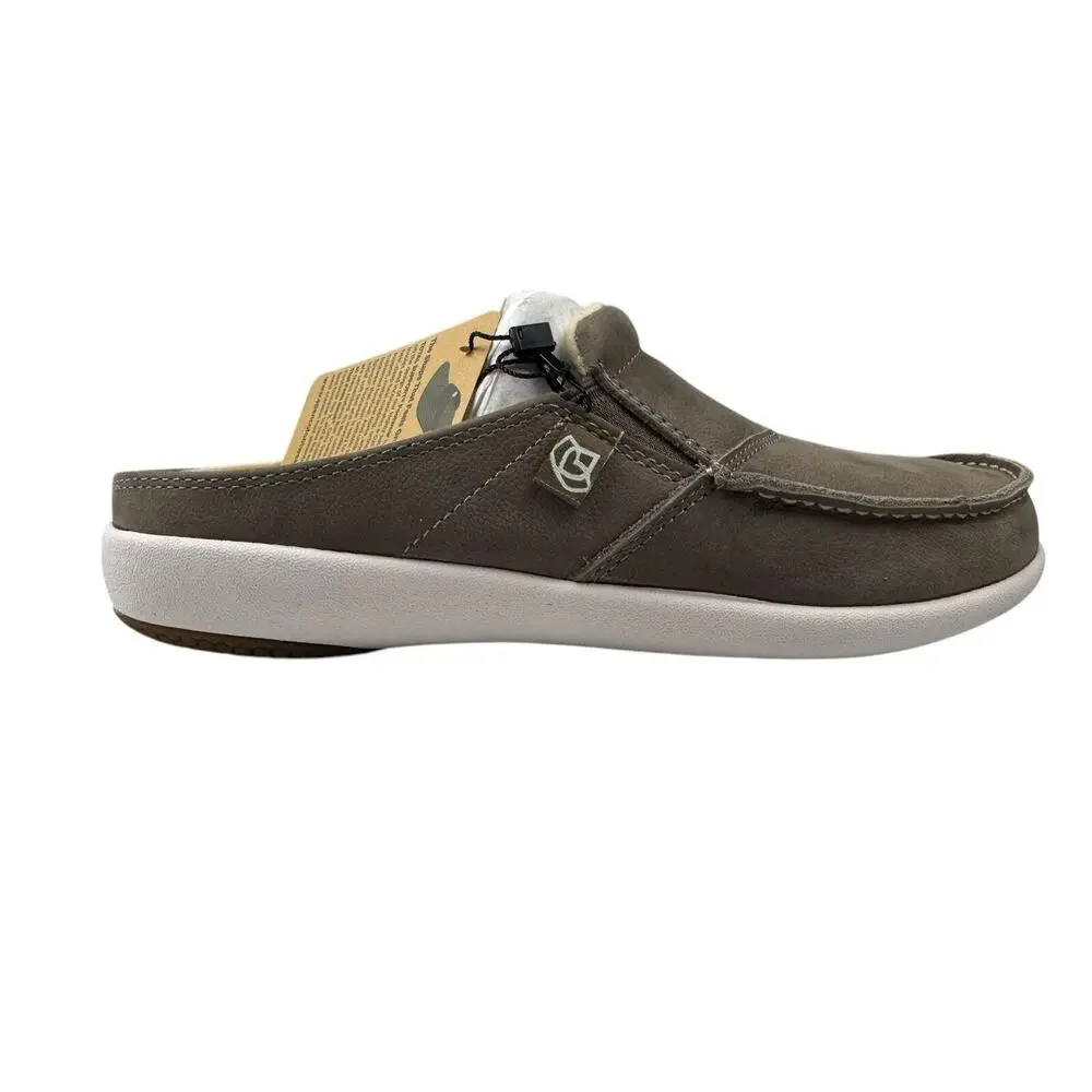 Waco Shoe Company Spenco Men's Siesta Nubuck Mule, Fossil, 7.5 - Picture 5 of 8